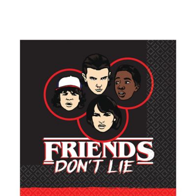 6.5" Luncheon Napkins - Stranger Things (16ct) - Amscan