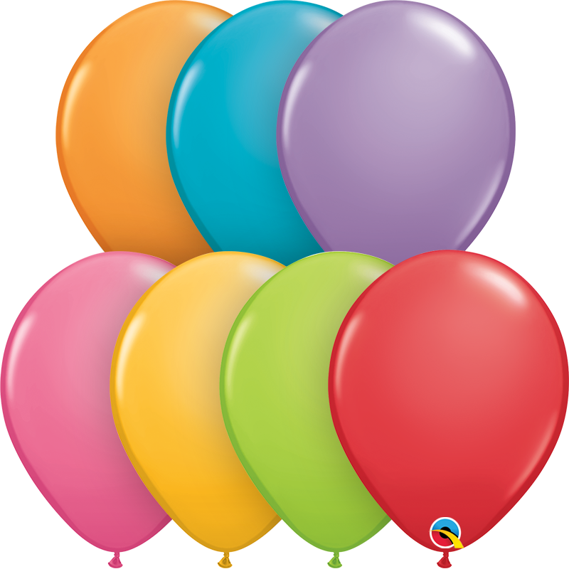 11″ Festive Assortment Latex Balloons (100 Count)