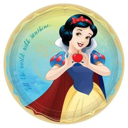 9" Paper Plates - Snow White (8ct) - Amscan