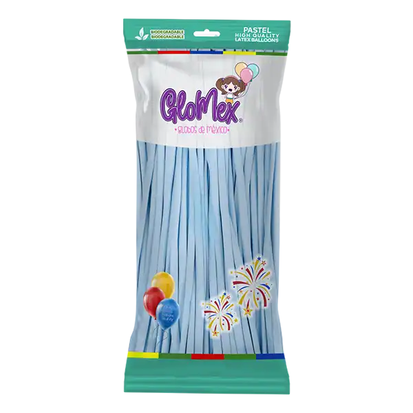 Pastel Blue 260G Latex Balloons