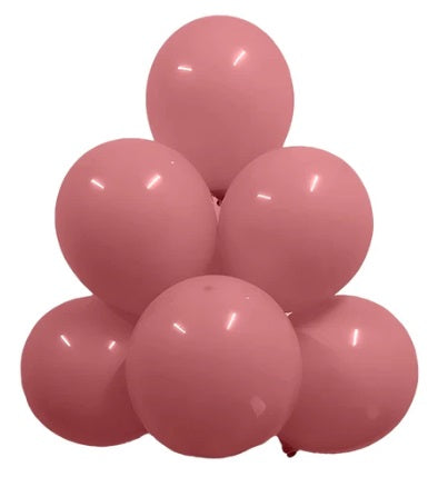 Retro Rose Red 18″ Latex Balloons (25 count)