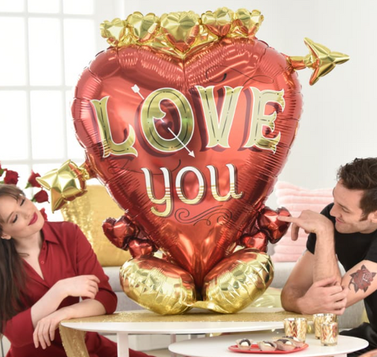 Love You AirLoonz by Anagram from instaballoons Wholesale