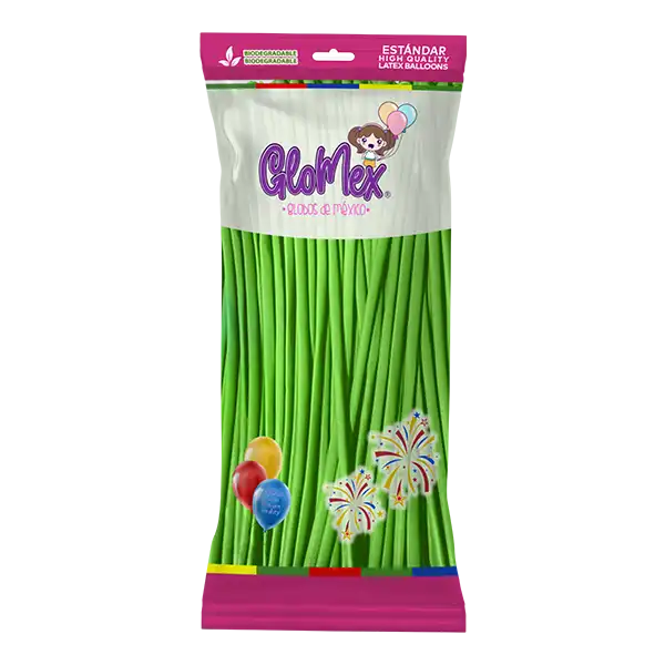 Light Green / Lime Green 260G Latex Balloons