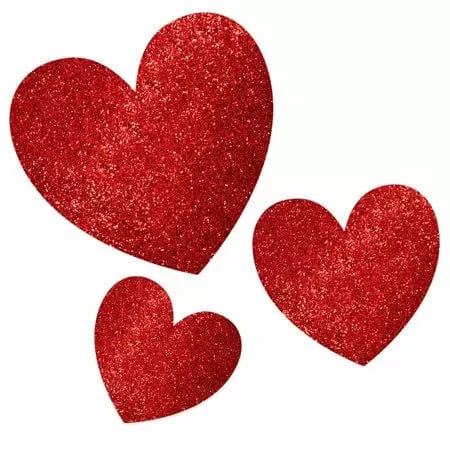 Amscan Glitter Mega Hearts Assorted (20 count)