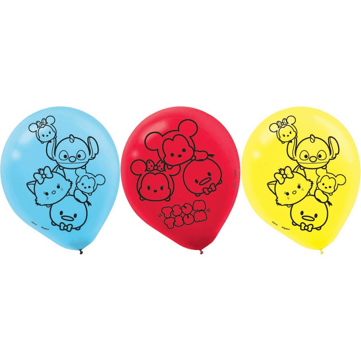 Amscan Latex Disney Tsum Tsum Party 12″ Latex Balloons (6)