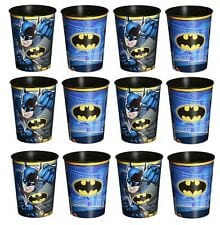 Amscan Party Supplies Batman Favor Cups 16oz (12 count)