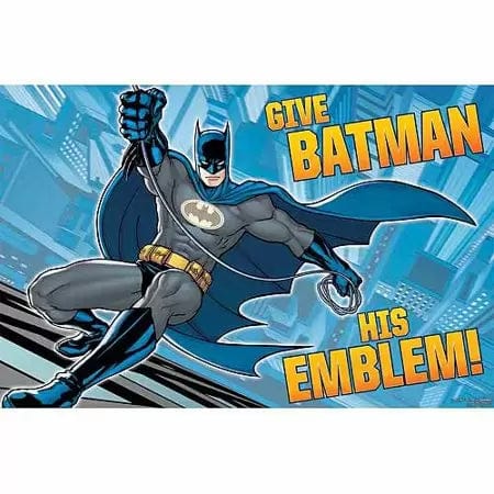 Amscan Party Supplies Batman Party Game (6 count)