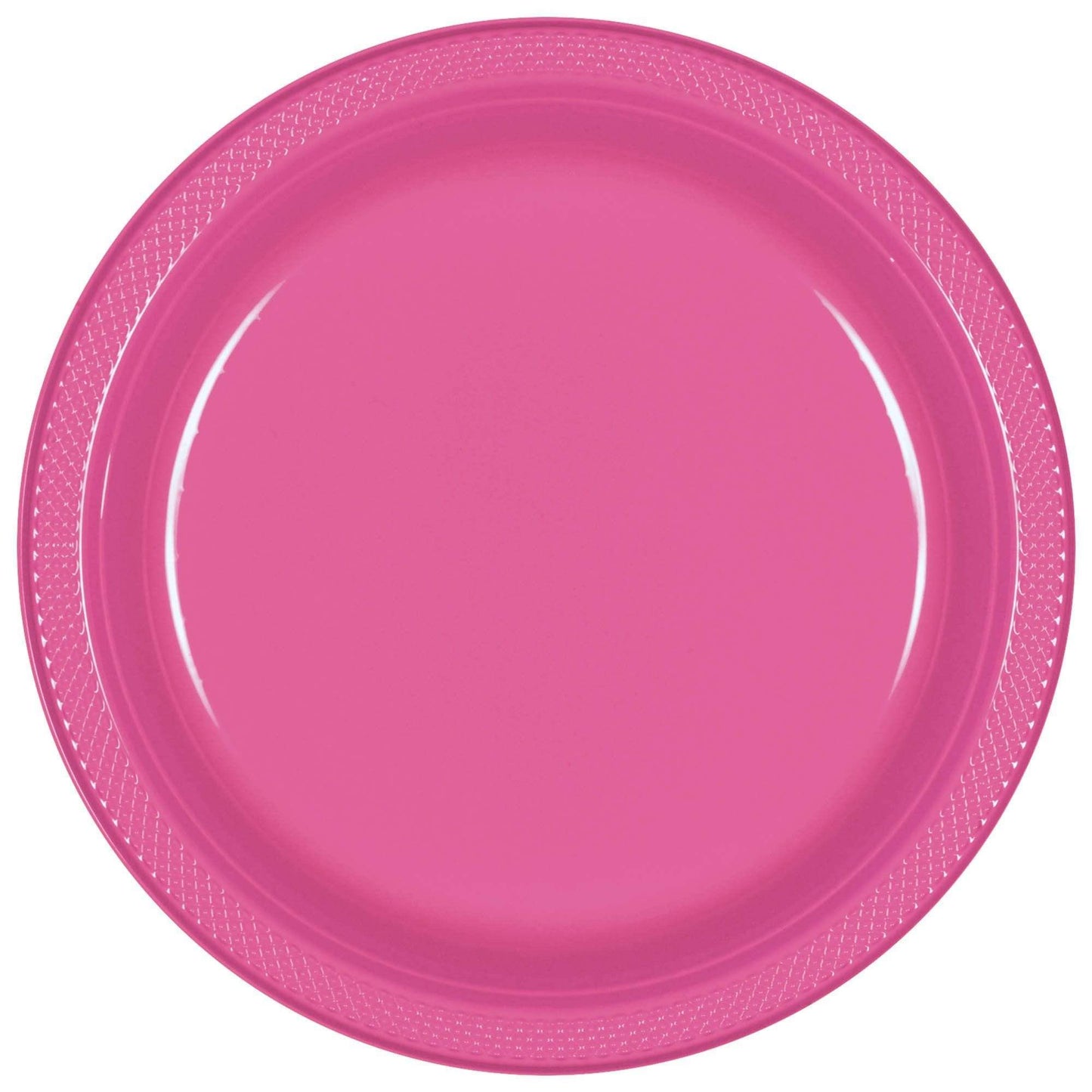 Amscan Party Supplies Bright Pink 9in Plates 20ct 9″ (20 count)