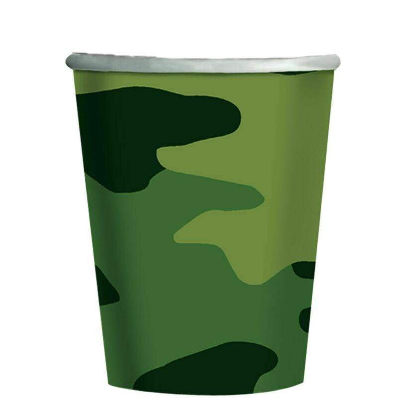 Amscan Party Supplies Camouflage 9 Oz Cup (8 count)