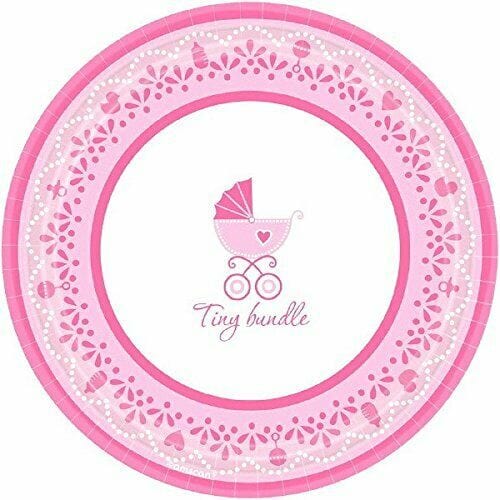 Amscan Party Supplies Celebrate Girl Plates 7″