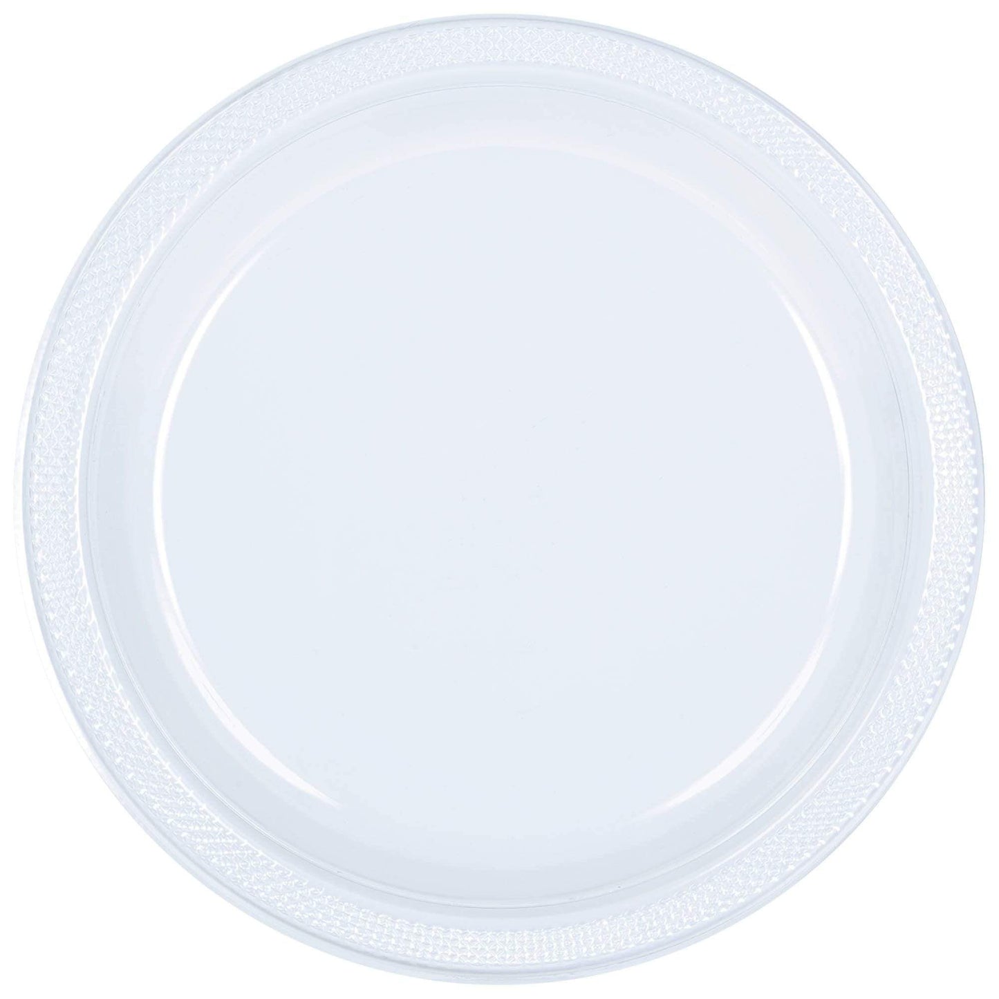 Amscan Party Supplies Clear 9in Plates 20ct 9″ (20 count)
