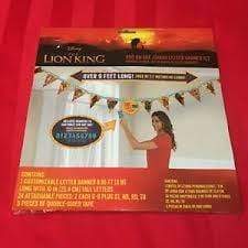 Amscan Party Supplies Disney Lion King Add an Age Bnr