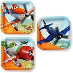 Amscan Party Supplies Disneys Planes 7in Square Plates 7″ (8 count)