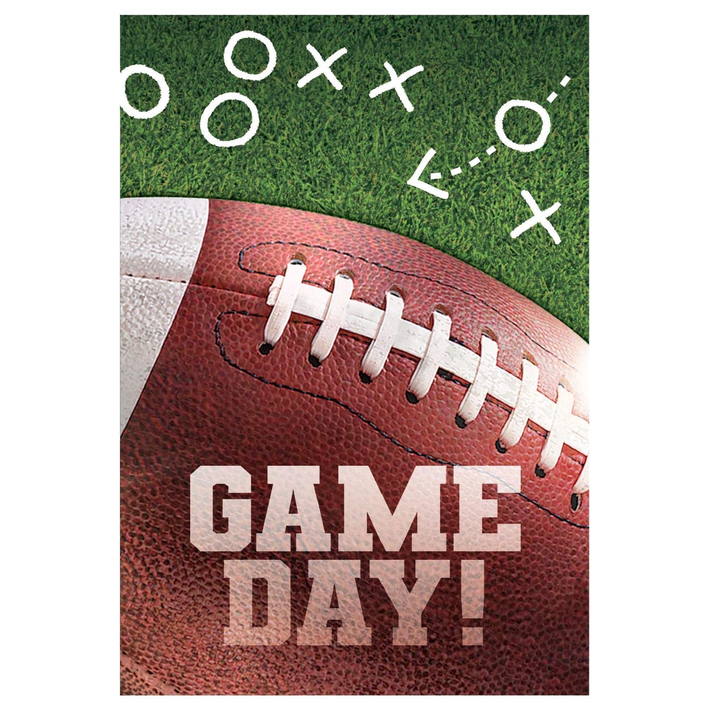 Amscan Party Supplies Invite Folded Football Fan (8 count)