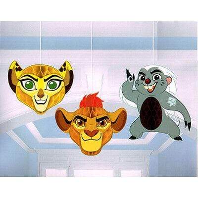 Amscan Party Supplies Lion Guard Honeycomb Decorations (3 count)