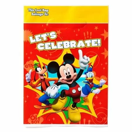 Amscan Party Supplies Mickey & Friends Loot Bags (8 count)