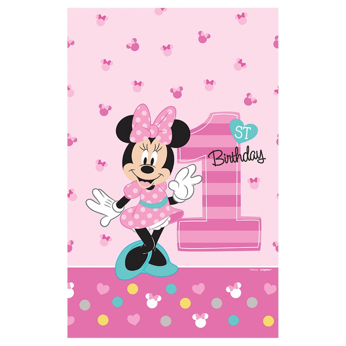 Amscan Party Supplies Minnie Fun One Table Cover