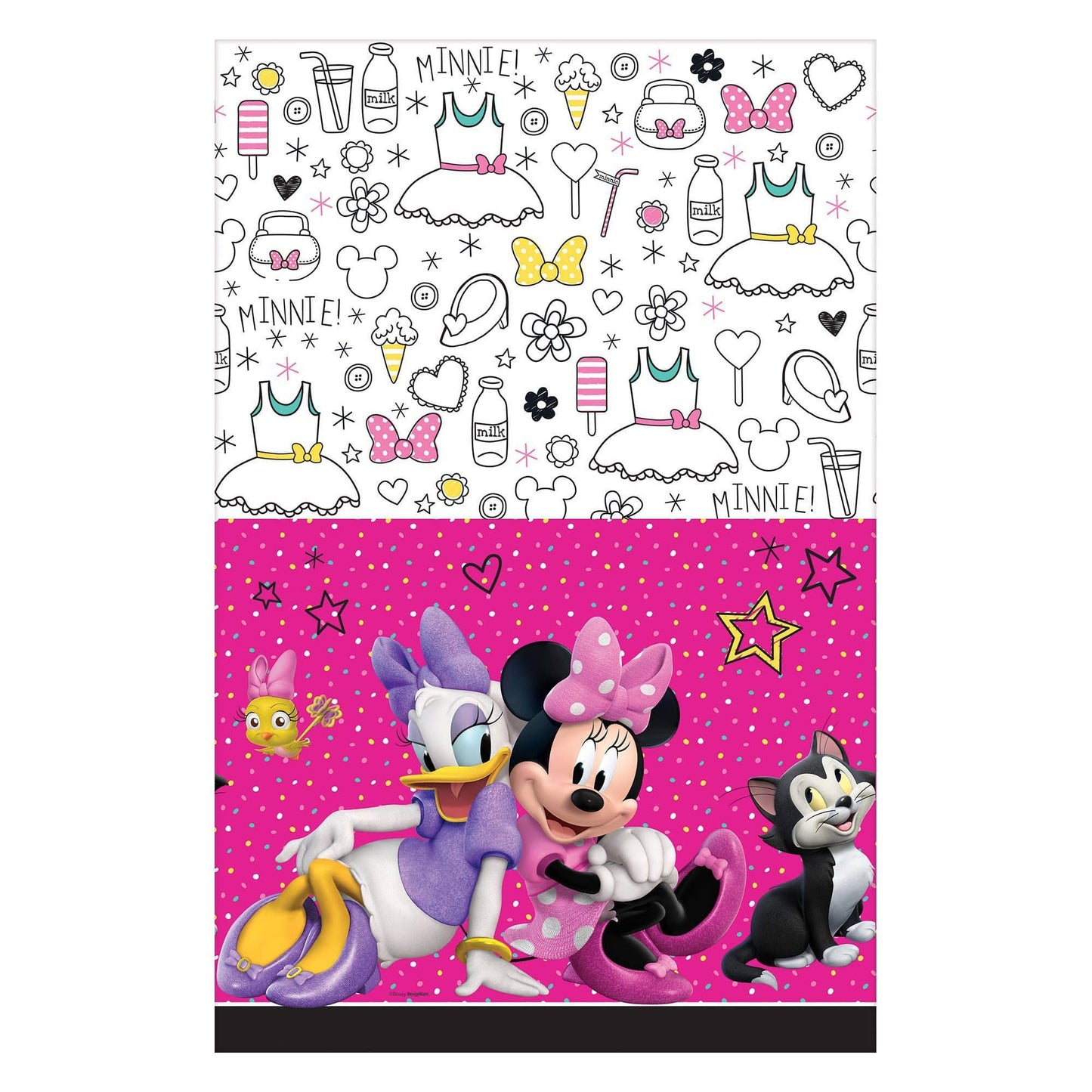 Amscan Party Supplies Minnie Mouse Happy Helpers Table Cover