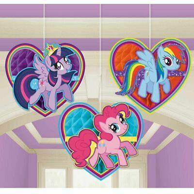 Amscan Party Supplies My Little Pony Hanging Decorations (3 count)