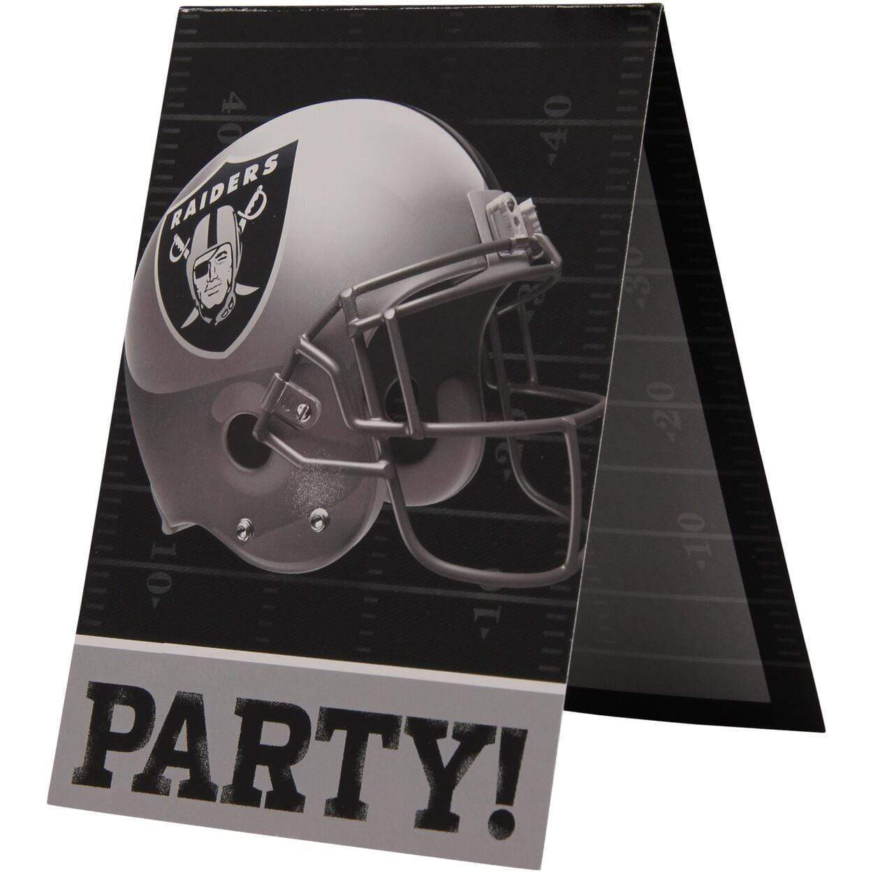 Amscan Party Supplies Oakland Raiders Invite and Thank You Combo (8 count)