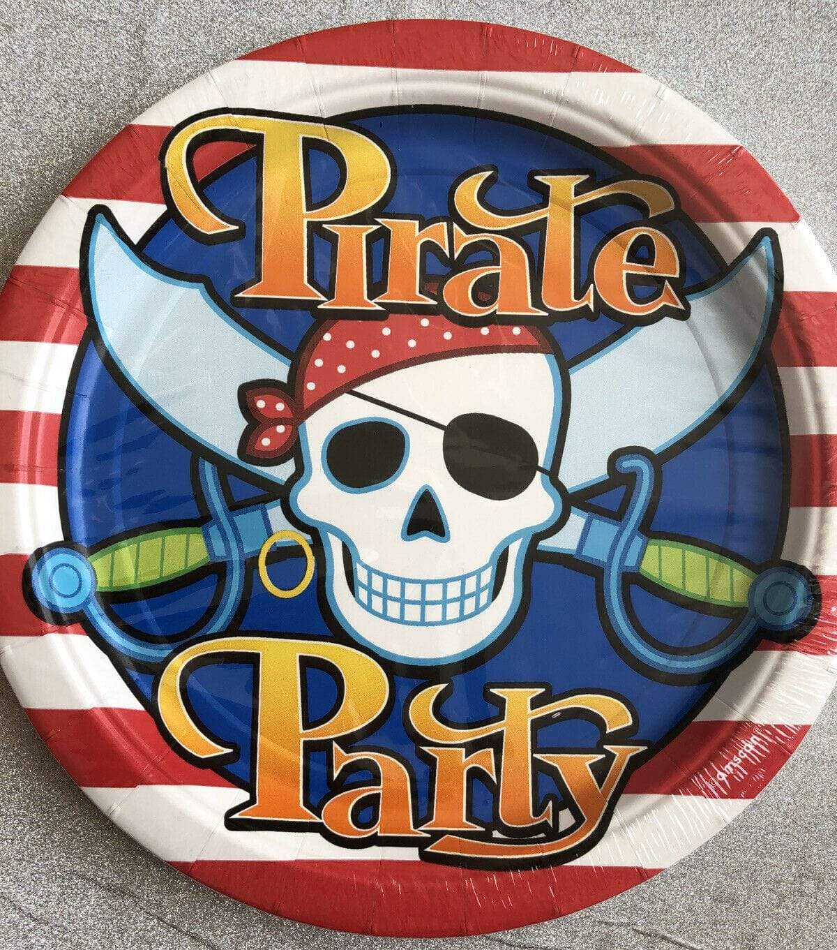 Amscan Party Supplies Pirate Party 9" Plate (8 count)