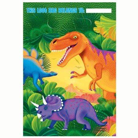 Amscan Party Supplies Prehistoric Party Loot Bag (8 count)