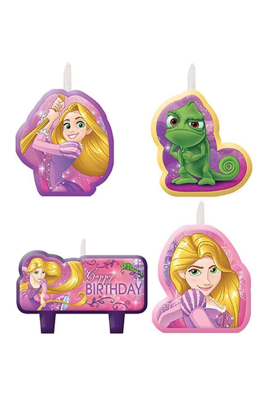 Amscan Party Supplies Rapunzel Candle Set (4 count)