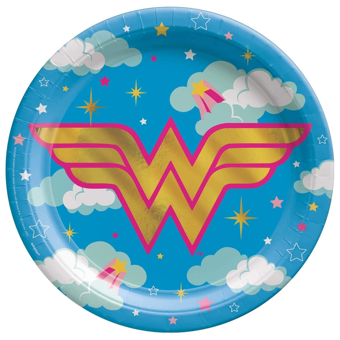 Amscan Party Supplies Young DC 7in Plates 7″ (8 count)