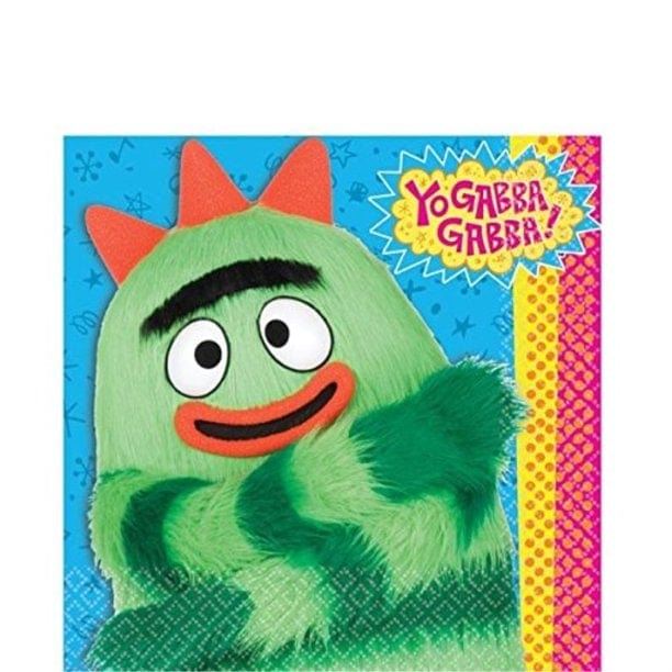 Amscan Yo Gabba Gabba Lunch Napkins (16 count)