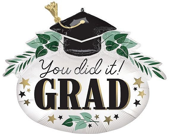 34" You Did It Grad Balloon - Anagram