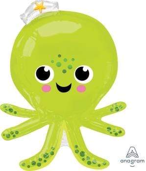 Anagram Mylar & Foil 34" Giant Silly Octopus Balloon