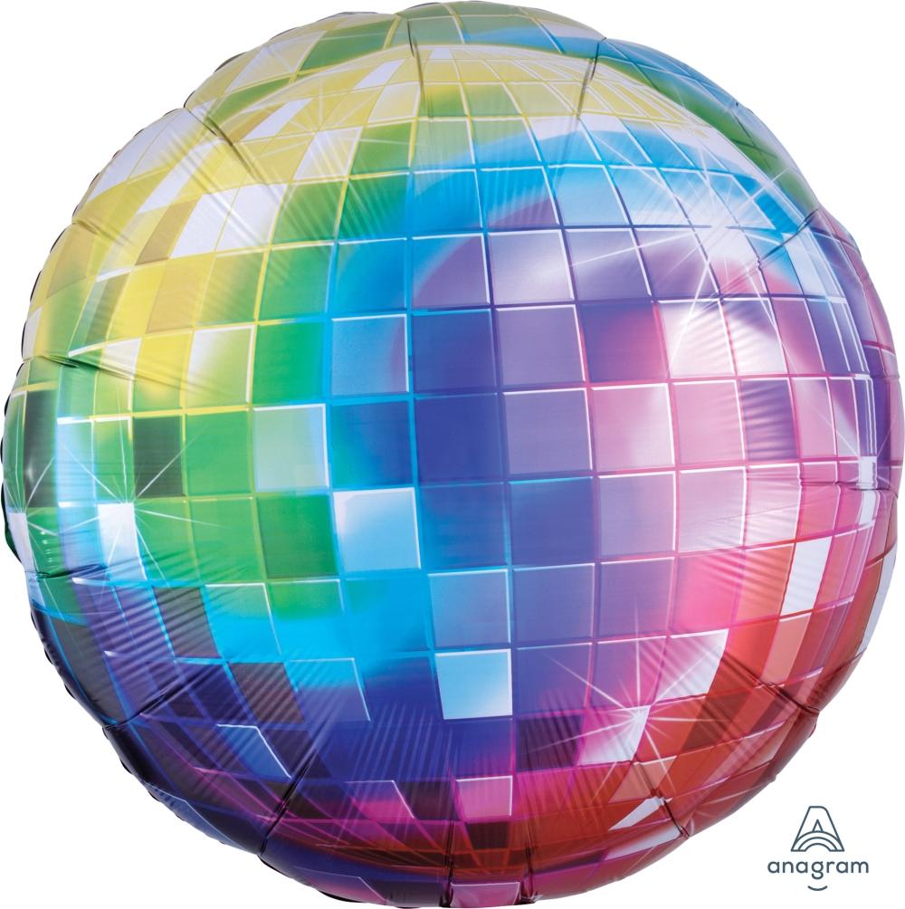 Anagram Mylar & Foil '70s Disco Fever Mirror Ball 32″