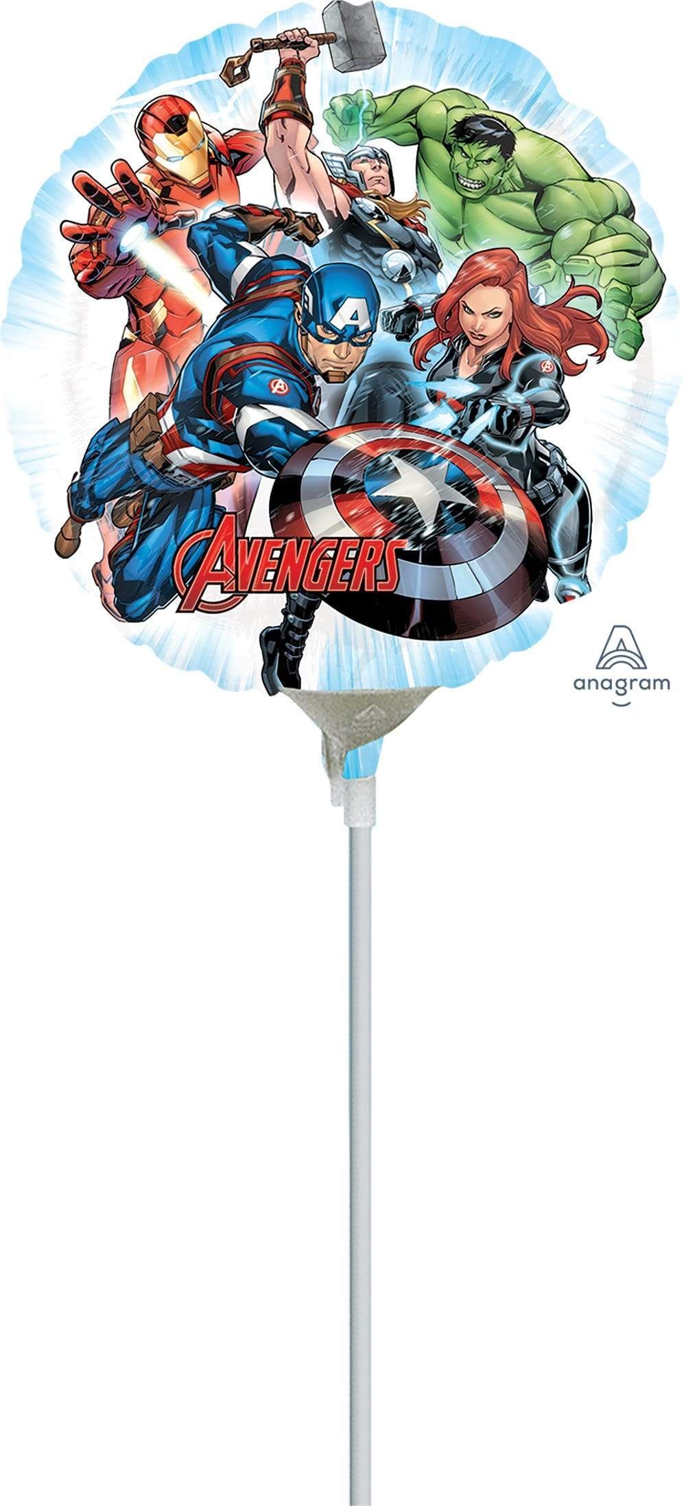 Anagram Mylar & Foil 9" Airfill Avengers Foil Balloons
