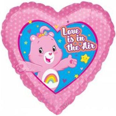 Anagram Mylar & Foil Care Bears Love in Air 18″ Heart Balloon