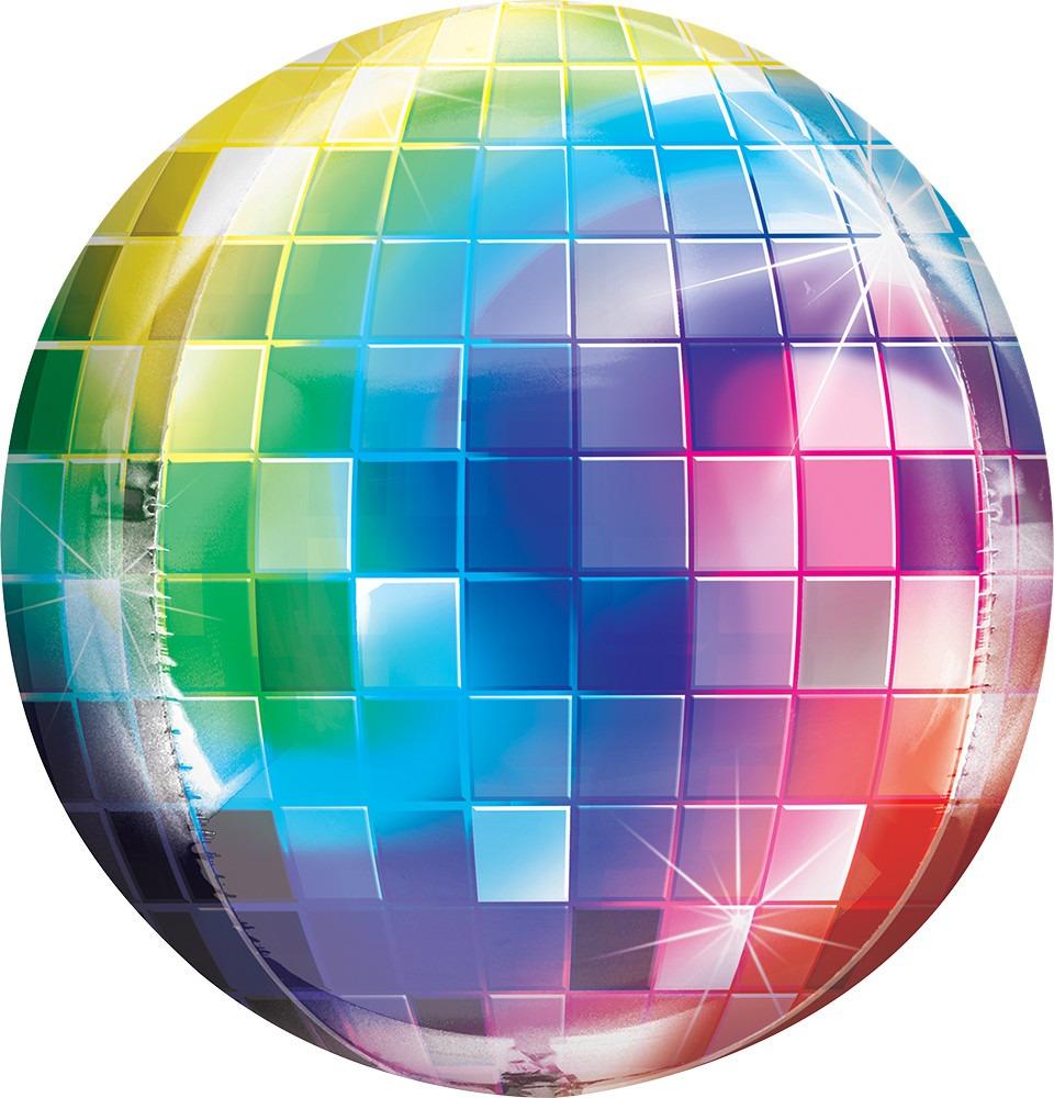 Anagram Mylar & Foil Disco Ball 16″ Orbz Balloon