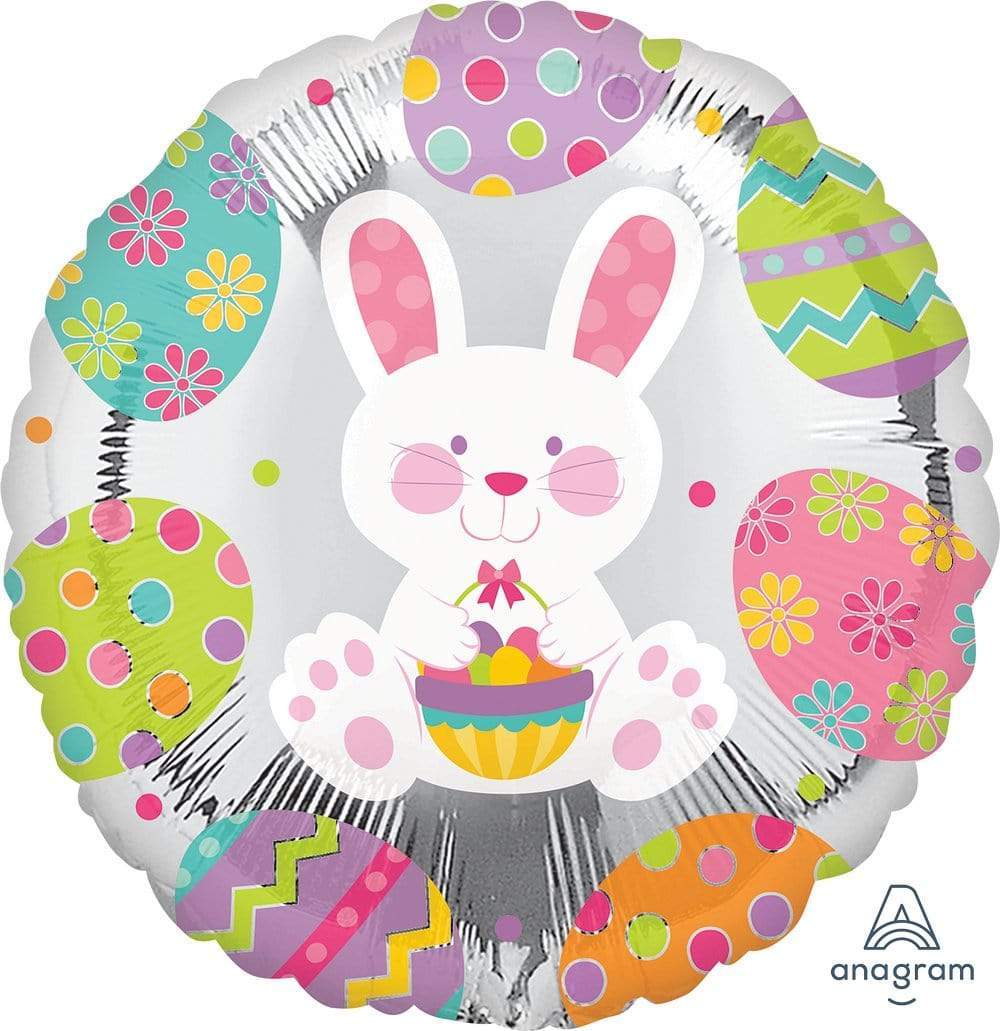 Anagram Mylar & Foil Easter Bunny Enchantment 18″ Balloon