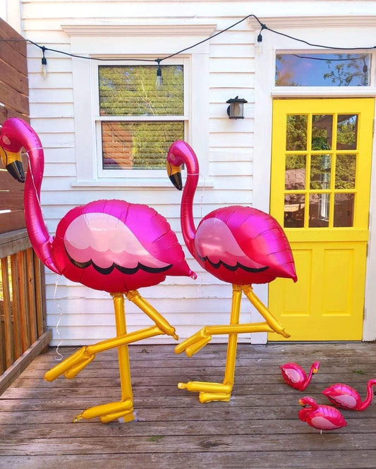 Anagram Mylar & Foil Flamingo 68″ AirWalker Balloon