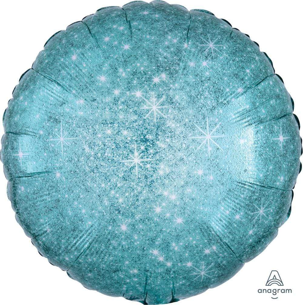 Anagram Mylar & Foil Green Faux Sparkle Glitter 17″ Foil Balloon