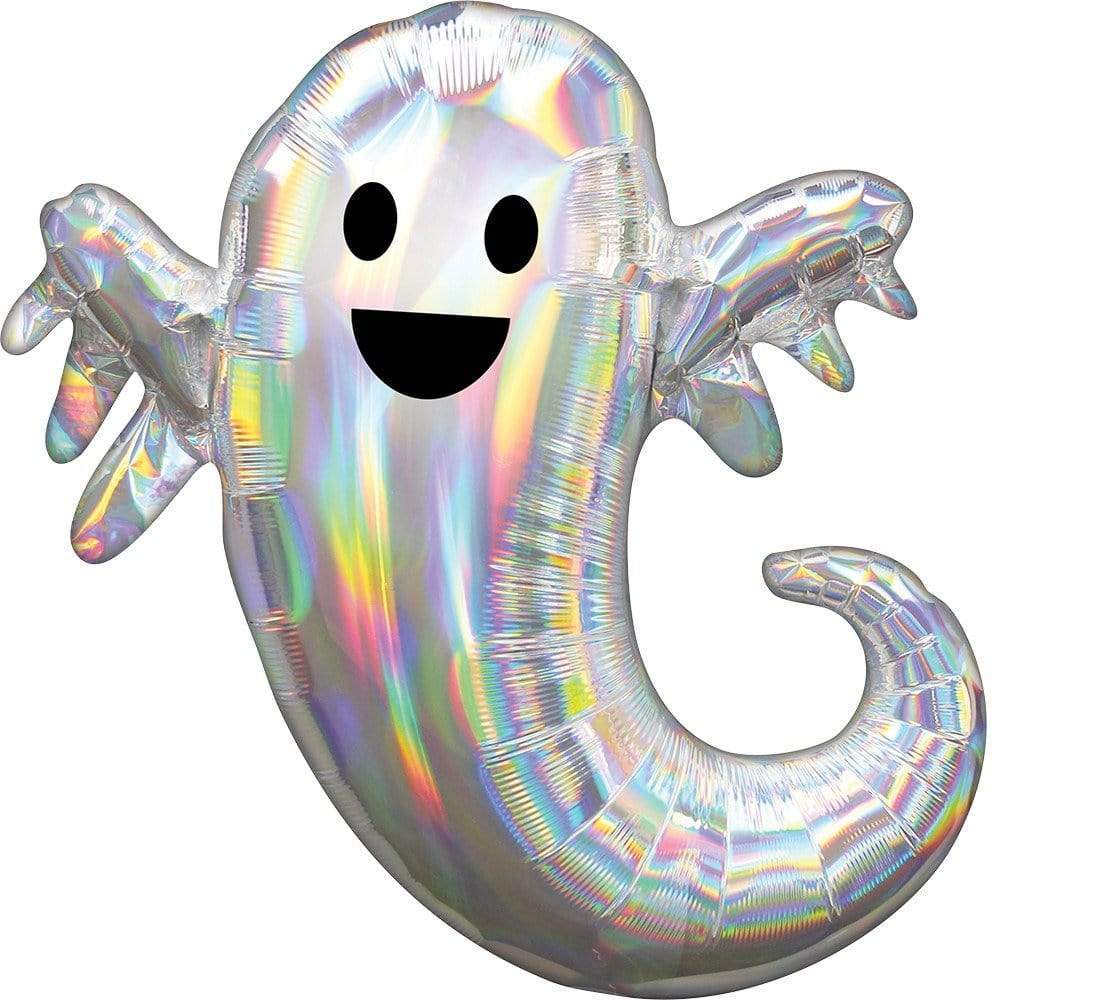 Anagram Mylar & Foil Iridescent Ghost 28″ Balloon
