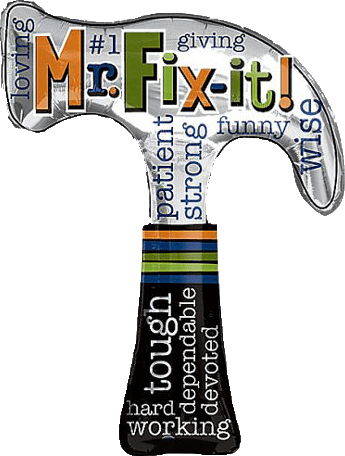 Mr. Fix-It Hammer Tool Giant 35" Balloon
