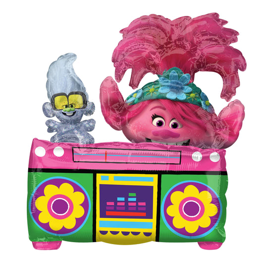 Anagram Mylar & Foil Poppy Trolls World Tour Air-fill 23″ Balloon