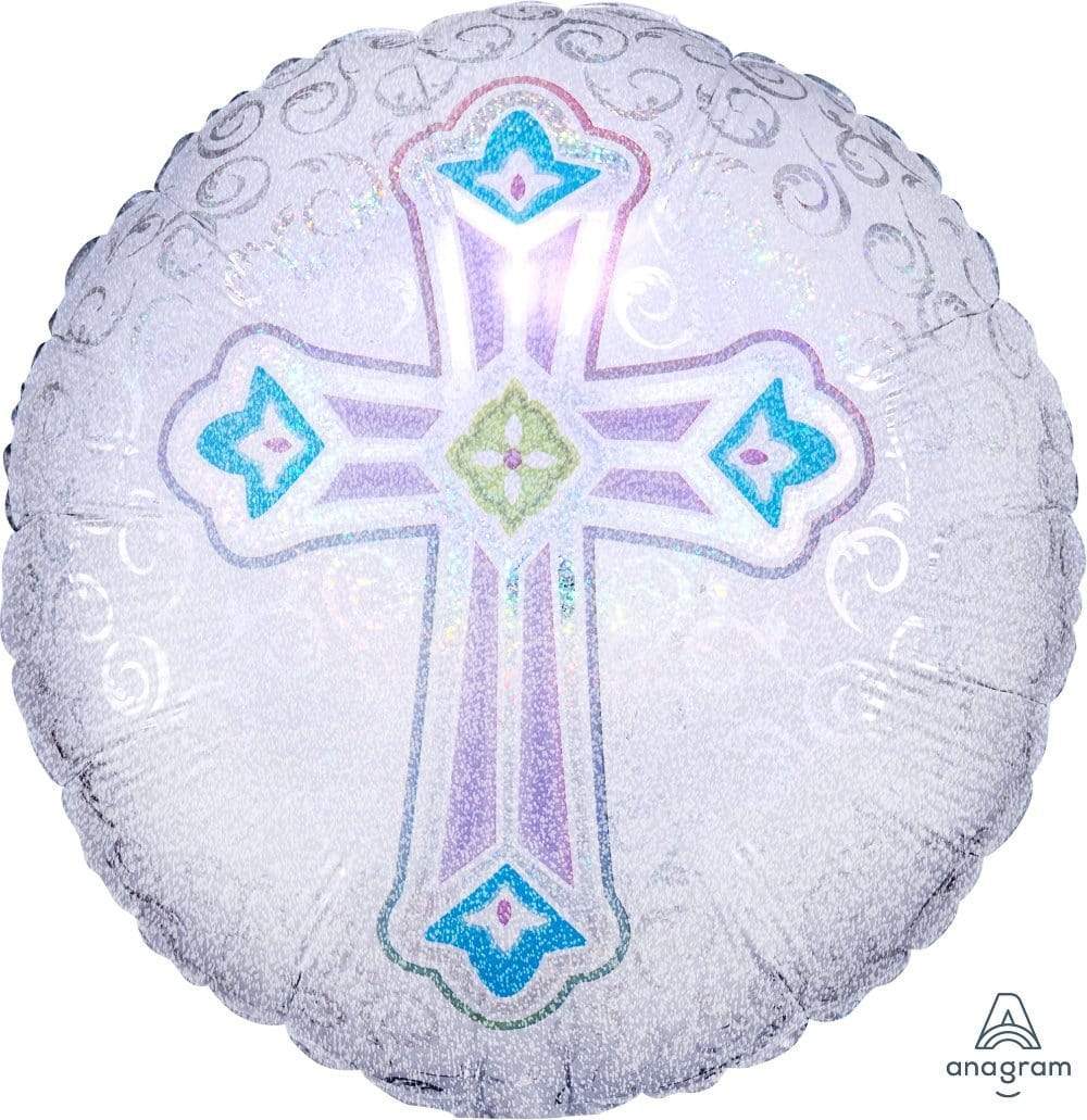 Anagram Mylar & Foil Radiant Cross Balloon