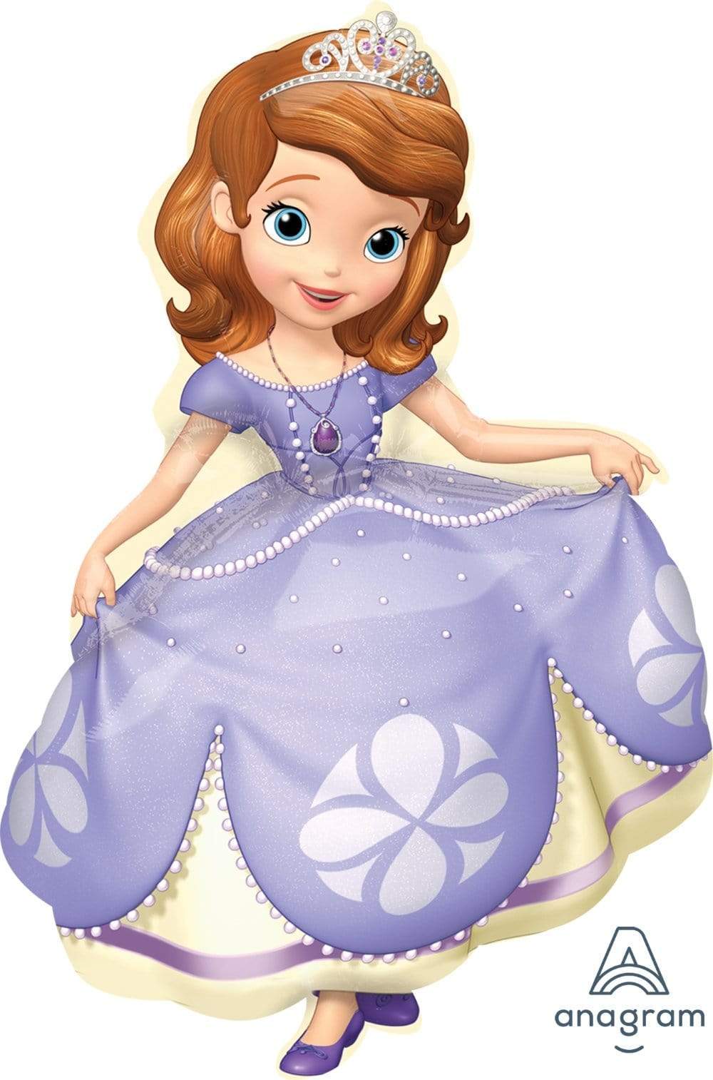 Anagram Mylar & Foil Sofia the First Pose 35" Mylar Foil Balloon