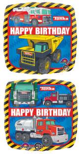 Anagram Mylar & Foil Tonka Happy Birthday 18″ Balloon