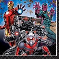 5" Beverage Napkins - Avengers (16ct) - Amscan