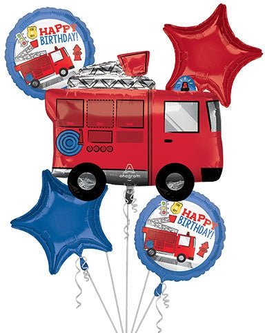 Balloon Bouquet - First Responder Happy Birthday - Anagram
