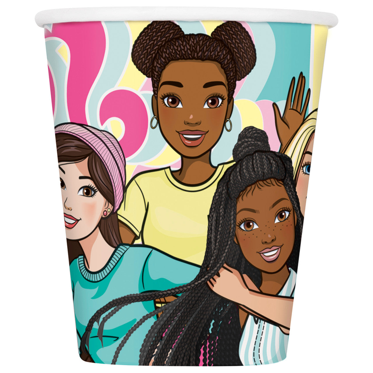 Barbie 9oz Paper Cups by Unique from Instaballoons