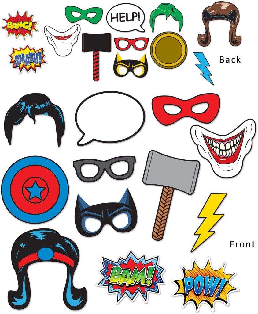 Beistle Hero Photo Fun Signs Assorted (12 count)
