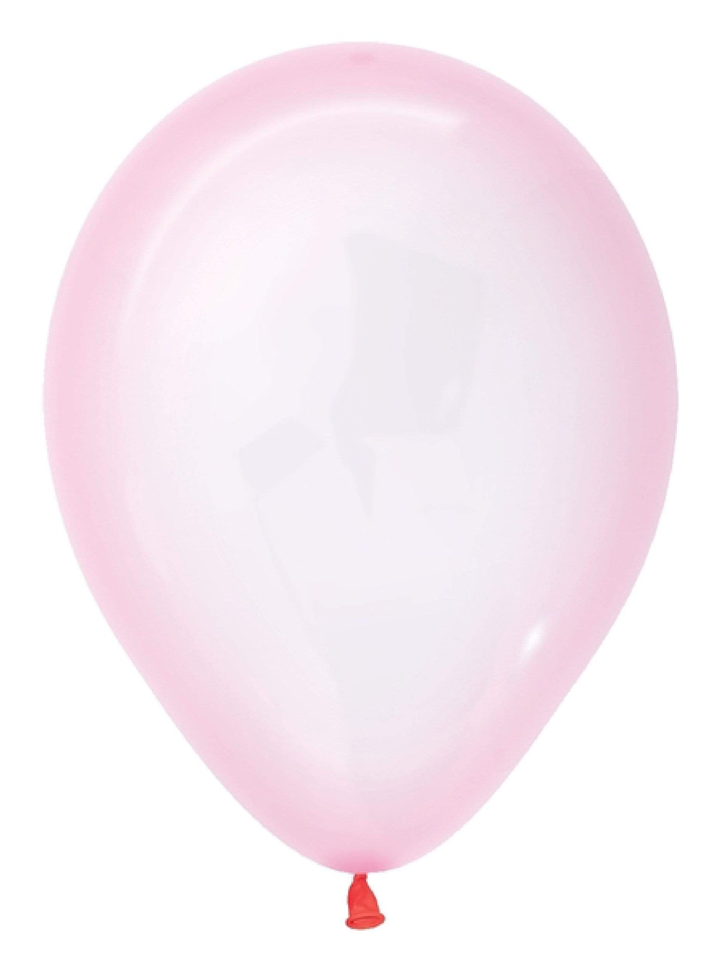 Betallic Latex Crystal Pastel Pink 11″ Latex Balloons (100)