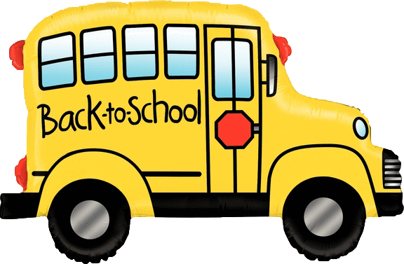 Betallic Mylar & Foil 32" Giant Back to School Bus Balloon